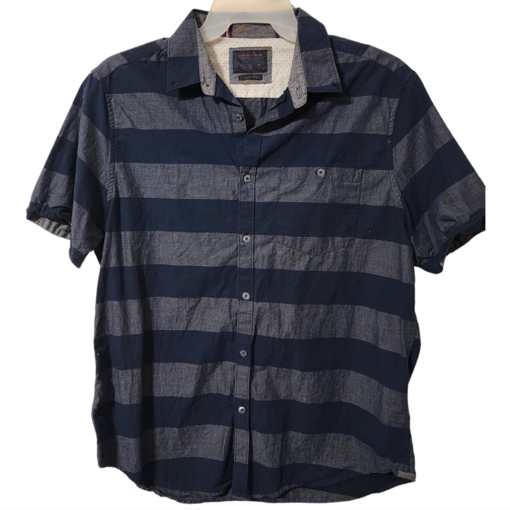 Cactus Man Slim Fit Short Sleeve Button Down size XL